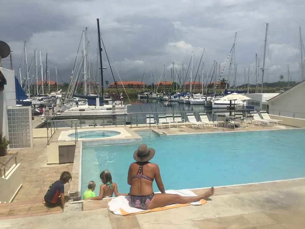 Life is tough at Shelter Bay Marina © Jon Sanders